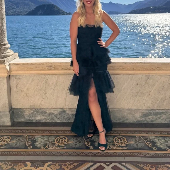 X REVOLVE Alai gown in Black: Michael Costello - Picture 1 of 2